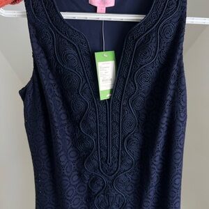Lilly Pulitzer True Navy Lace Dress
